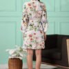 Floral Satin Kimono Robe for Women