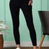 Black High-Waist Yoga Pant with Pockets