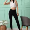 Black High-Waist Yoga Pant with Pockets