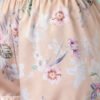 Premium Soft Satin Golden Floral Women's Pajama Set